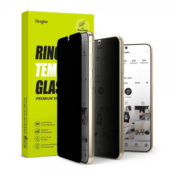 Ringke Samsung Galaxy S23 Plus Skärmskydd Privacy Glass