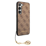 Guess Samsung Galaxy S23 Skal 4G Charms Brun