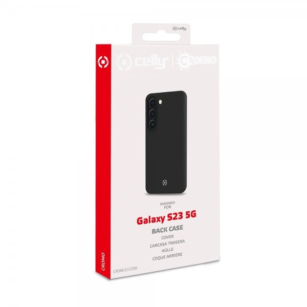 Celly Samsung Galaxy S23 Skal CROMO Svart