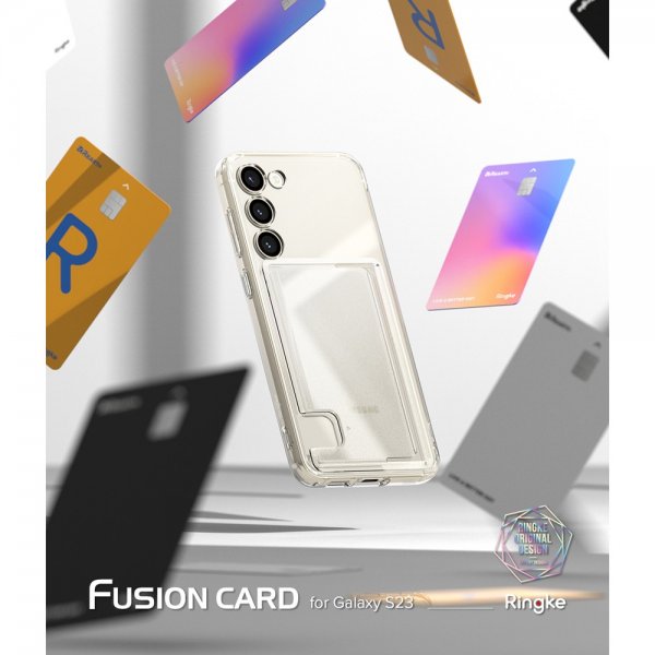 Ringke Samsung Galaxy S23 Skal Fusion Card Clear