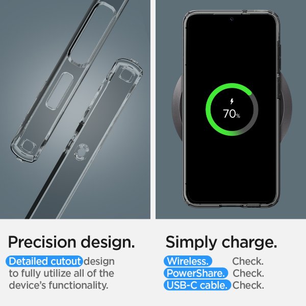 Spigen Samsung Galaxy S23 Skal Liquid Crystal Space Crystal