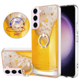 Samsung Galaxy S23 Skal med Finger Ring Motiv Öl
