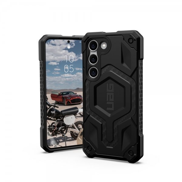 Urban Armor Gear (UAG) Samsung Galaxy S23 Skal Monarch Pro MagSafe Carbon Fiber Svart