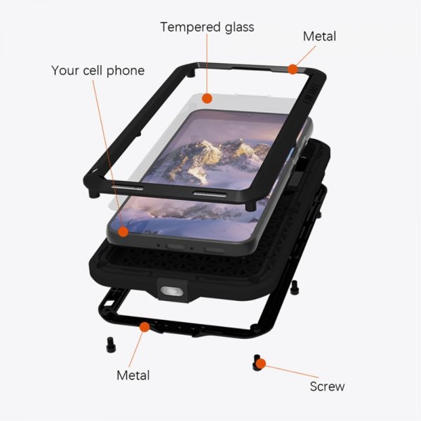 Love Mei Samsung Galaxy S23 Skal Powerful Case Svart