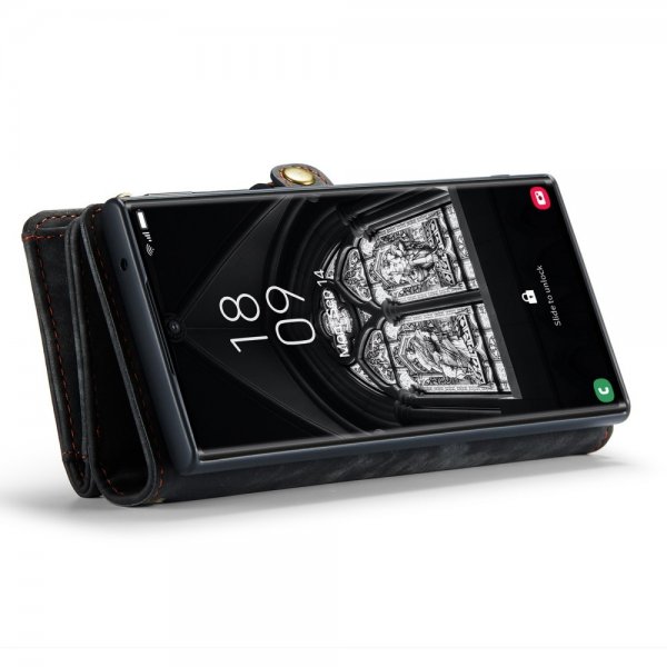 CaseMe Samsung Galaxy S23 Ultra Fodral 008 Series Löstagbart Skal Svart