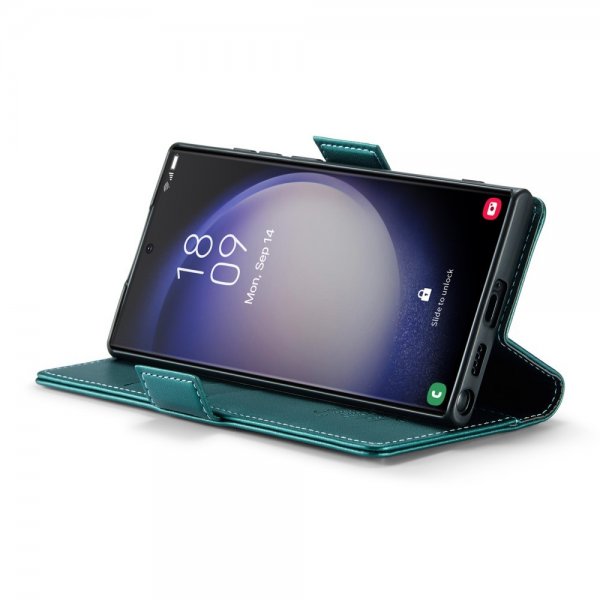 CaseMe Samsung Galaxy S23 Ultra Fodral 023 Series Grön