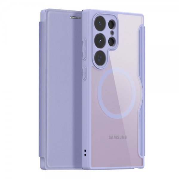 Dux Ducis Samsung Galaxy S23 Ultra Fodral Skin X Pro Series MagSafe Lila