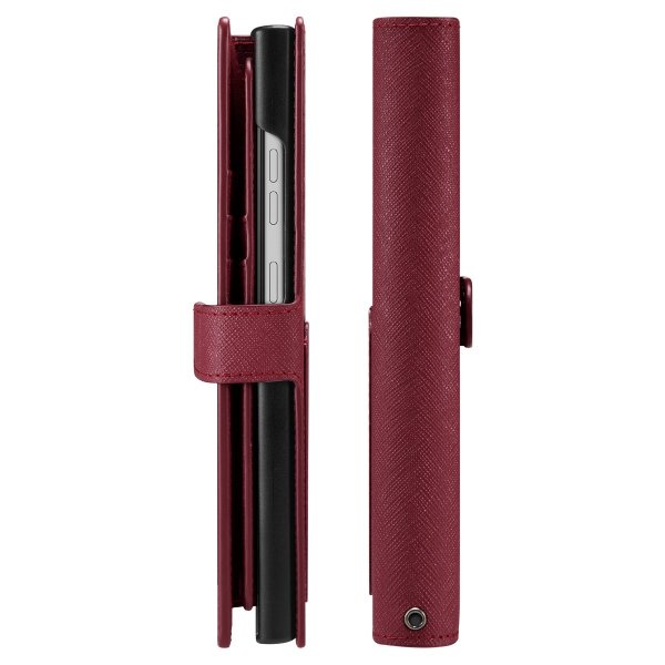 Spigen Samsung Galaxy S23 Ultra Fodral Wallet S Plus Burgundy
