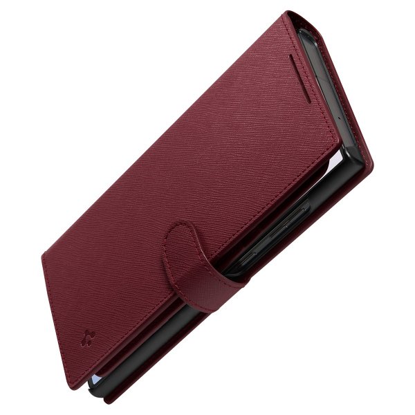Spigen Samsung Galaxy S23 Ultra Fodral Wallet S Plus Burgundy