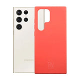 Rvelon Samsung Galaxy S23 Ultra Skal Silikon Rosa