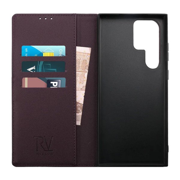 Rvelon Samsung Galaxy S23 Ultra Fodral Magnetiskt Avtagbart Skal Lila