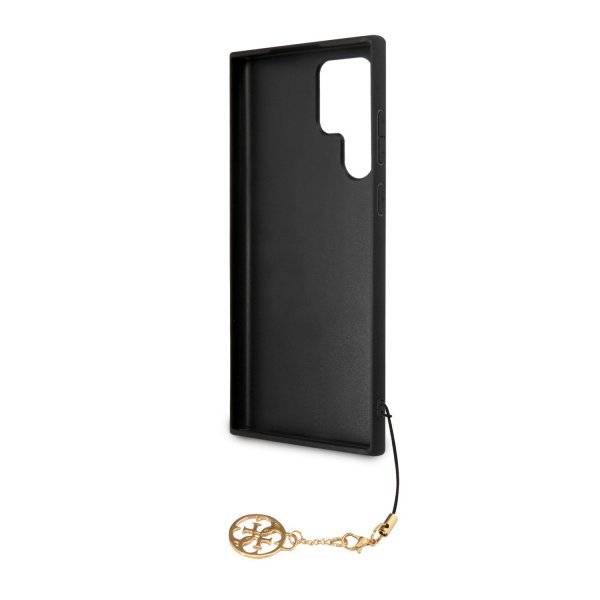 Guess Samsung Galaxy S23 Ultra Skal 4G Charms Brun