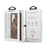 Guess Samsung Galaxy S23 Ultra Skal 4G Logo Brun