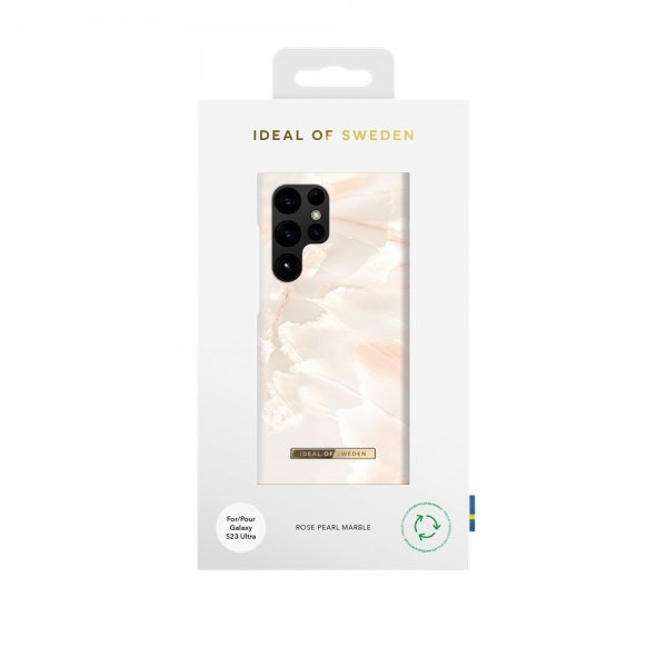 Ideal of Sweden Samsung Galaxy S23 Ultra Skal Fashion Case Rose Pearl Marble