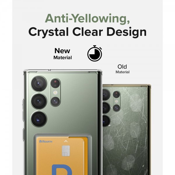 Ringke Samsung Galaxy S23 Ultra Skal Fusion Card Clear