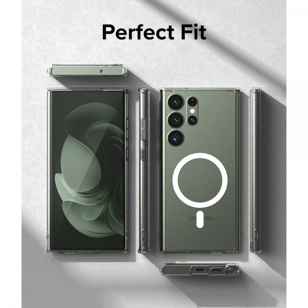 Ringke Samsung Galaxy S23 Ultra Skal Fusion Magnetic Matte Clear