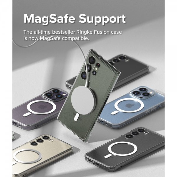 Ringke Samsung Galaxy S23 Ultra Skal Fusion Magnetic Matte Clear