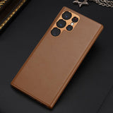 Dux Ducis Samsung Galaxy S23 Ultra Skal Grit Series Brun