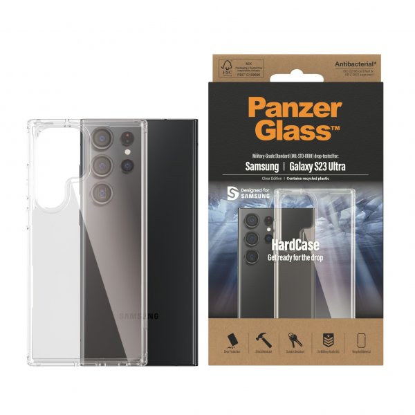 PanzerGlass Samsung Galaxy S23 Ultra Skal HardCase Transparent