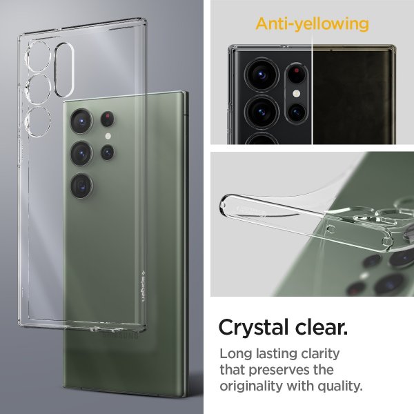 Spigen Samsung Galaxy S23 Ultra Skal Liquid Crystal Crystal Clear