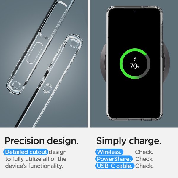 Spigen Samsung Galaxy S23 Plus Skal Liquid Crystal Crystal Clear