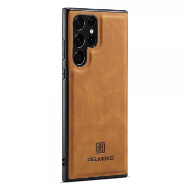 Dg.Ming Samsung Galaxy S23 Ultra Skal M2 Series Löstagbar Korthållare Brun