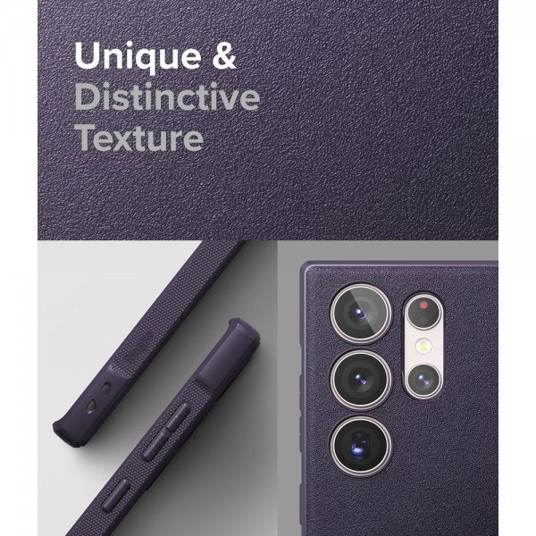 Ringke Samsung Galaxy S23 Ultra Skal Onyx Deep Purple