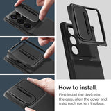 Spigen Samsung Galaxy S23 Ultra Skal Optik Armor Svart
