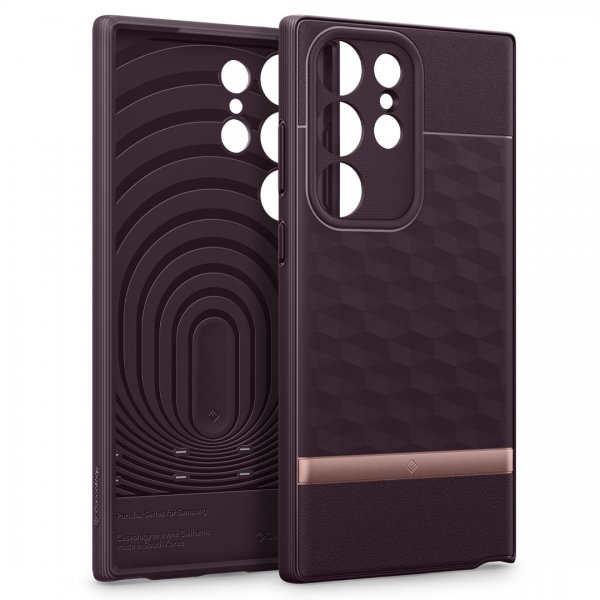 Caseology Samsung Galaxy S23 Ultra Skal Parallax Burgundy