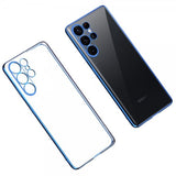 Sulada Samsung Galaxy S23 Ultra Skal Pläterad Kant Blå