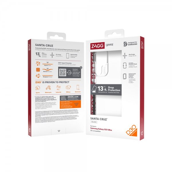 Gear4 Samsung Galaxy S23 Ultra Skal Santa Cruz Svart