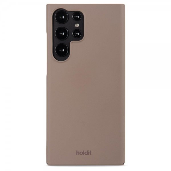 holdit Samsung Galaxy S23 Ultra Skal Slim Case Mocha Brown
