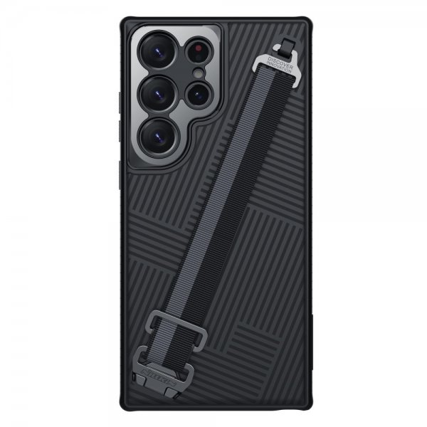 Nillkin Samsung Galaxy S23 Ultra Skal Strap Case Svart