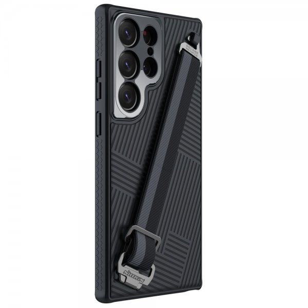 Nillkin Samsung Galaxy S23 Ultra Skal Strap Case Svart
