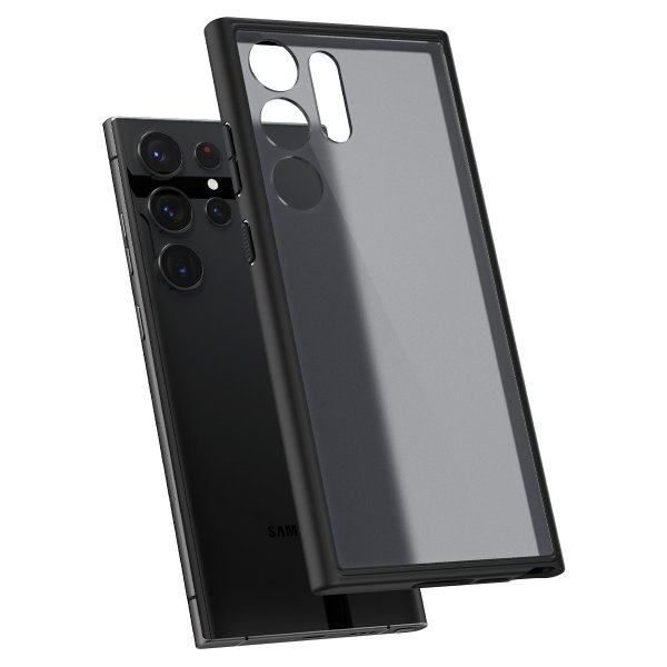 Spigen Samsung Galaxy S23 Ultra Skal Ultra Hybrid Matte Frost Black