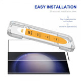 Enkay Samsung Galaxy S23 Ultra Skärmskydd med Monteringsram Easy Install
