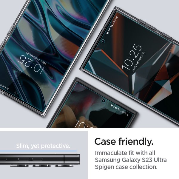 Spigen Samsung Galaxy S23 Ultra Skärmskydd Neo Flex 2-pack