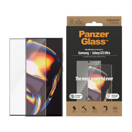 PanzerGlass Samsung Galaxy S23 Ultra Skärmskydd Ultra-Wide Fit EasyAligner