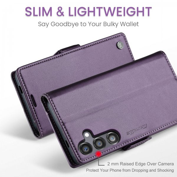 CaseMe Samsung Galaxy S24 FE Fodral 023 Series Lila