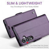 CaseMe Samsung Galaxy S24 FE Fodral 023 Series Lila