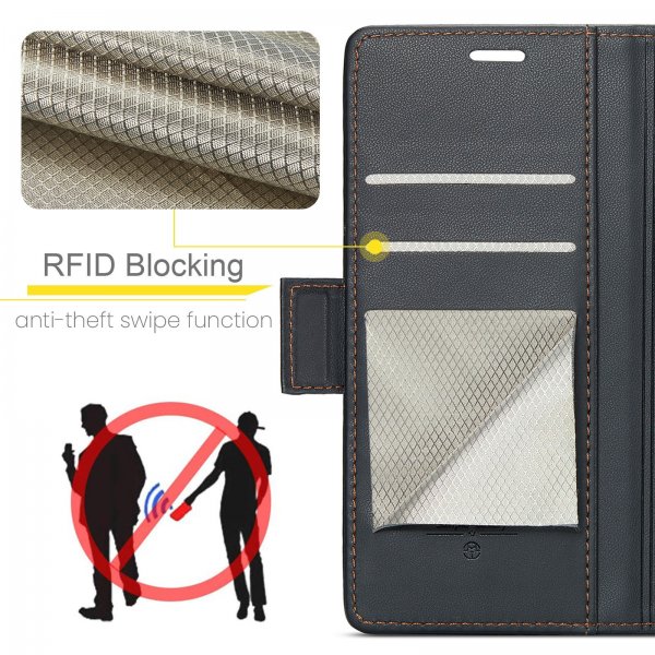 CaseMe Samsung Galaxy S24 FE Fodral 023 Series Svart