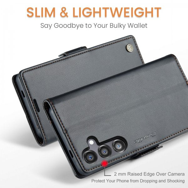 CaseMe Samsung Galaxy S24 FE Fodral 023 Series Svart