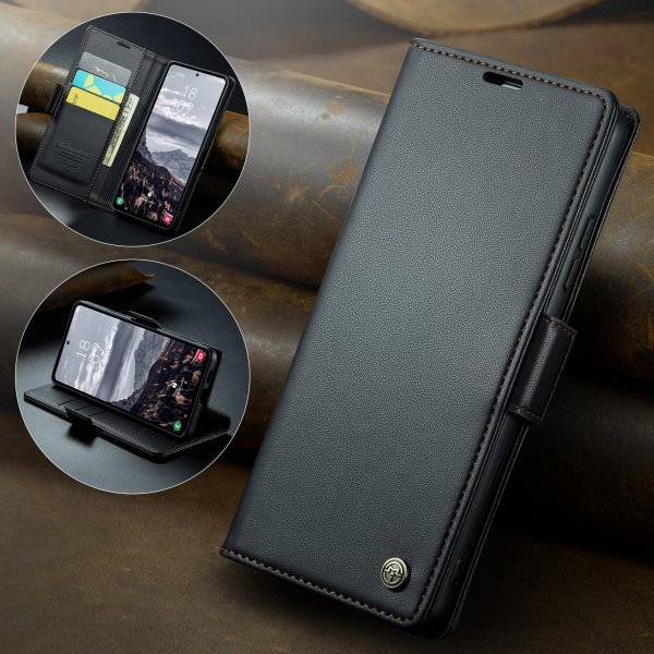 CaseMe Samsung Galaxy S24 FE Fodral 023 Series Svart
