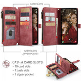 CaseMe Samsung Galaxy S24 FE Fodral C30 Series Röd