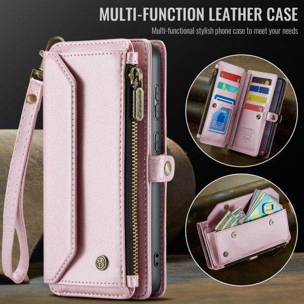 CaseMe Samsung Galaxy S24 FE Fodral C36 Series Rosa
