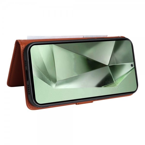 Betopnice Samsung Galaxy S24 FE Fodral med Löstagbart Skal 005 Brun