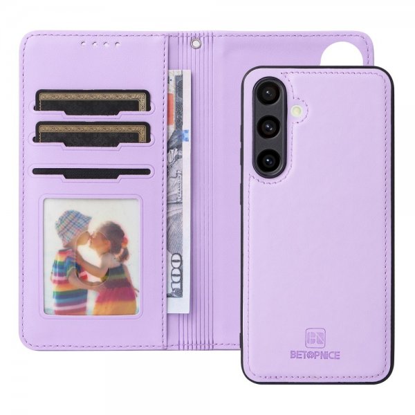 Betopnice Samsung Galaxy S24 FE Fodral med Löstagbart Skal 005 Lila