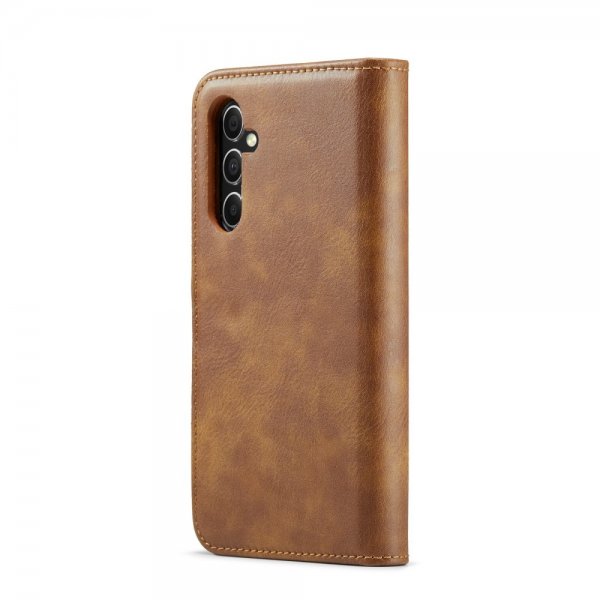 Dg.Ming Samsung Galaxy S24 FE Fodral med Löstagbart Skal Brun