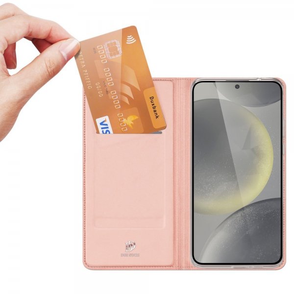 Dux Ducis Samsung Galaxy S24 FE Fodral Skin Pro Series Rosa