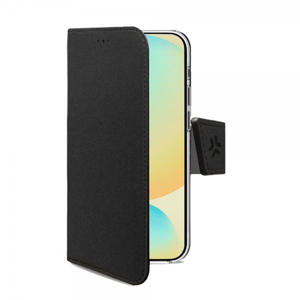 Celly Samsung Galaxy S24 FE Fodral Wally Wallet Case Svart